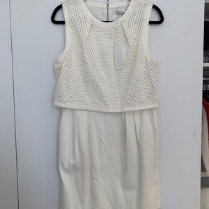 White detailed dress